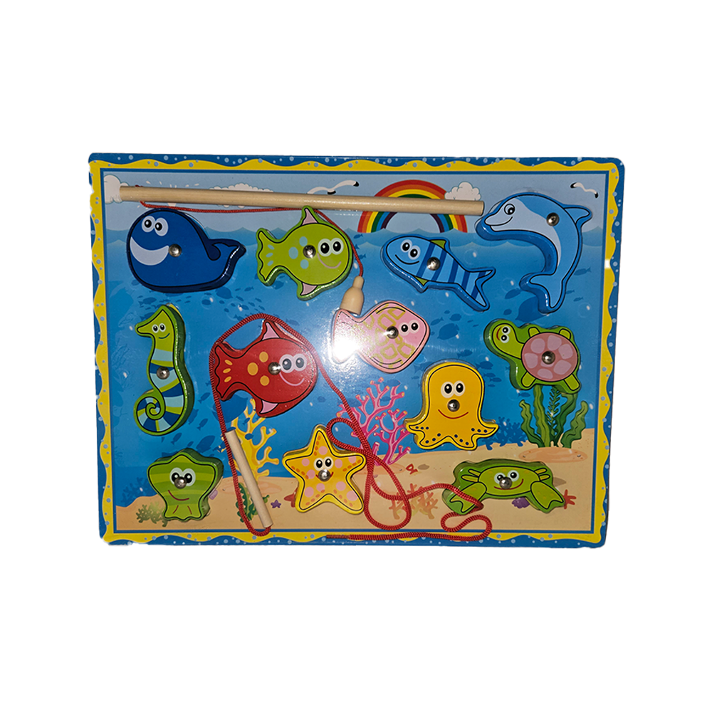 Wooden Fishing Board Game 3876